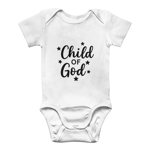 Child of God Baby Onesie β Christian Faith-Inspired Gift | Little Foot